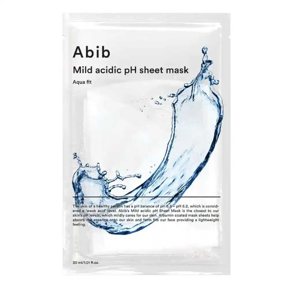 Mild Acidic pH Sheet Mask Aqua Fit 30ML