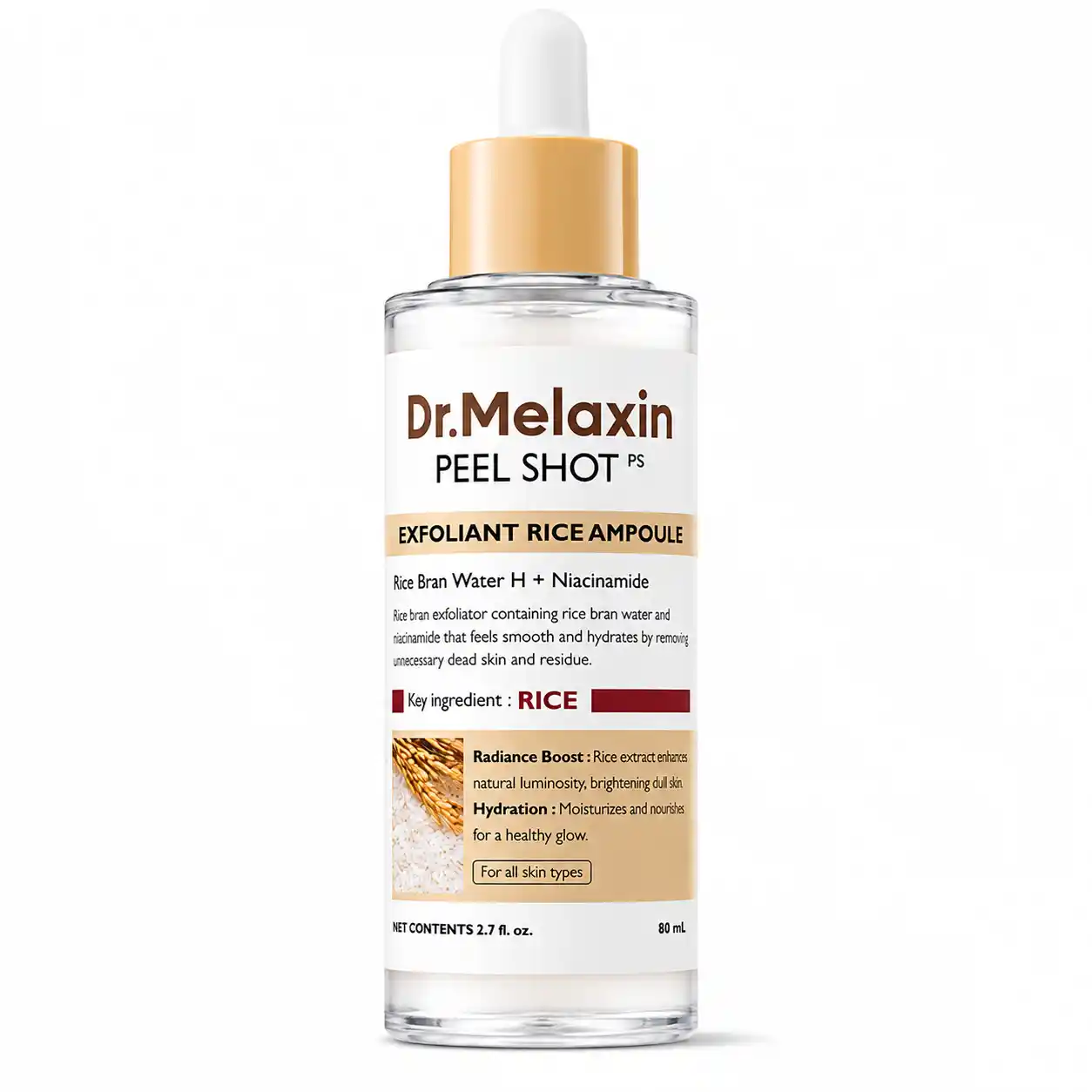 Ampolla Exfoliante Peel Shot White Rice 80ML