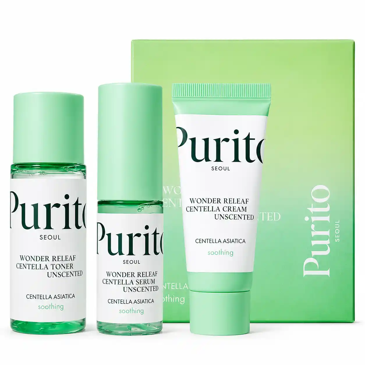 Set Viaje sin Fragancia Centella 3pcs