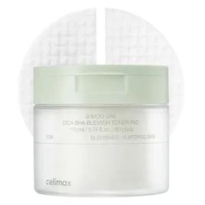 JI WOO GAE Cica BHA Blemish Toner Pad